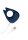Loveline vibrating cock ring with tip blue