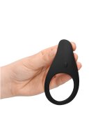 Loveline Vibrating Penis Ring Licorice-Black
