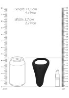 Loveline Vibrating Penis Ring Licorice-Black