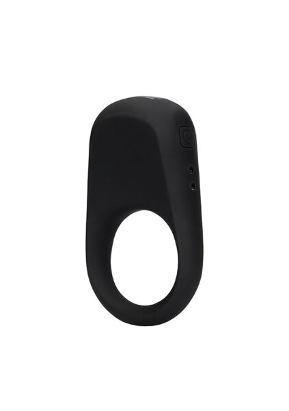 Loveline Vibrating Penis Ring Licorice Black