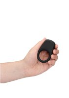 Loveline Vibrating Penis Ring Licorice Black