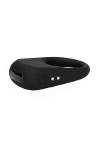 Loveline Vibrating Penis Ring Licorice Black