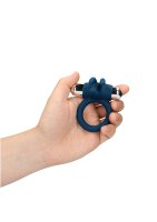 Loveline Vibrierender Rabbit Penis Ring blau