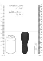 Loveline Vibrating Masturbator Sleeve Licorice Black