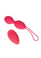 Loveline Vibro Ei mit Fernbedienung Erdbeerrot