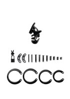 ManCage model 25 chastity cage black 9 cm