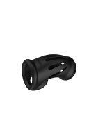 ManCage Modell 27 Ultra Soft Silikon Keuschheitskäfig schwarz 9,6 cm