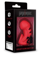 ManCage Model 27 Ultra Soft Silicone Chastity Cage red...