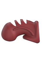 ManCage Model 27 Ultra Soft Silicone Chastity Cage red 9.6 cm