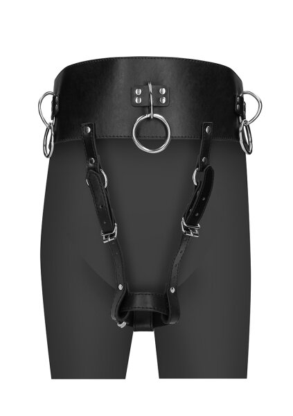 Shots belt with wall vibrator holder black