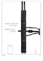 Shots belt with wall vibrator holder black