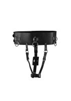 Shots belt with wall vibrator holder black