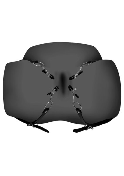 Shots Schamlippenspreizer mit Klammern schwarz