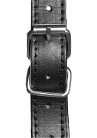 Shots head harness with solid ball gag black