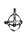 Shots head harness with solid ball gag black