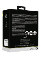 Shots head harness with eye mask and solid ball gag black