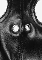 Shots Bondage-Maske mit Reißverschluss schwarz