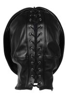 Shots Bondage-Maske mit Reißverschluss schwarz