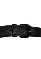 Shots Silikon-Beißknebel mit Nippelklammern schwarz