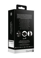 Shots Kopfgeschirr mit Mundmaske und integrierten Ballknebel schwarz