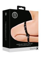 Shots thigh cuffs set black