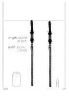 Shots thigh cuffs set black