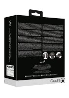 Shots back harness with arm cuffs black