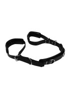 Shots padded thigh cuff black