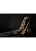 Shots padded thigh cuff black