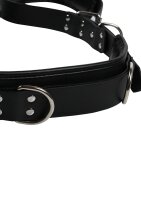 Shots padded thigh cuff black