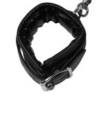 Shots Gepolsterte Oberschenkelmanschetten mit Handfesseln schwarz