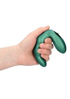Shots Curved Vibro Prostate Massager Metallic Green
