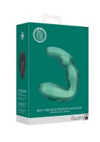 Shots Curved Vibro Prostate Massager Metallic Green