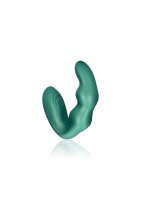 Shots Curved Vibro Prostate Massager Metallic Green