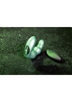 Shots Curved Vibro Prostate Massager Metallic Green