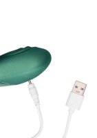 Shots Curved Vibro Prostate Massager Metallic Green