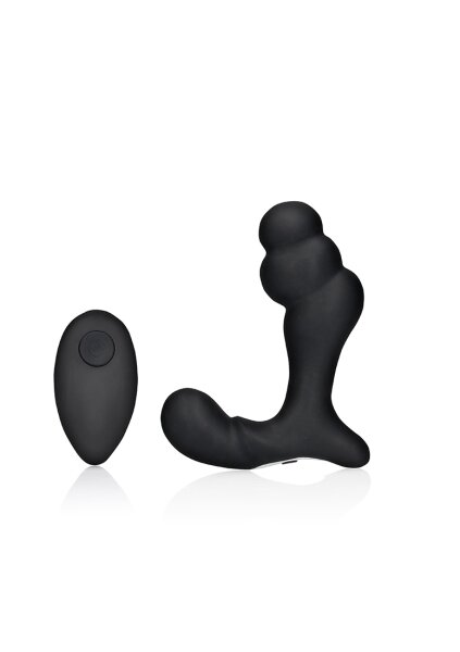 Shots Vibro Prostate Massager with Remote Control Black