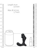 Shots Vibro Prostate Massager with Remote Control Black