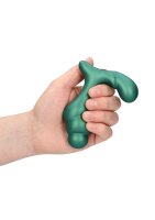 Shots Vibro Prostata Massagegerät mit Fernbedienung Metallic Grün