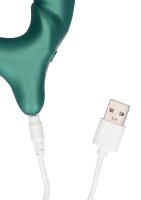 Shots Vibro Prostata Massagegerät mit Fernbedienung Metallic Grün