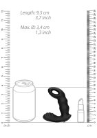 Shots Vibro Prostata Massager Metallic Schwarz
