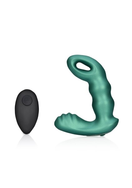 Shots Vibro Prostate Massager Metallic Green