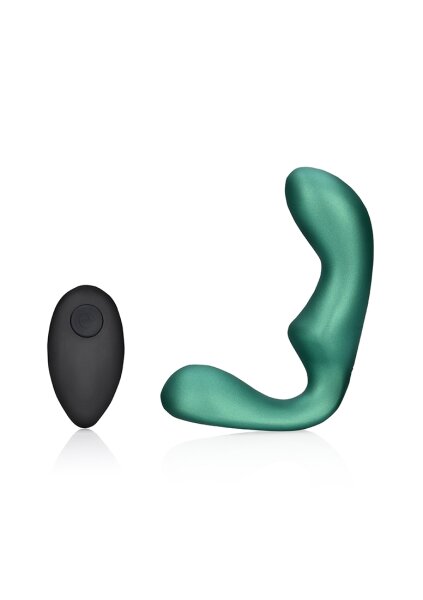 Shots Vibro Prostate Massager Metallic Green