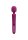 VIVE - Kiku - Rechargeable Double Ended Wand with Innovative G-Spot Flapping Stimulator - Pink