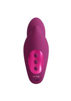 VIVE - Yuki - Rechargeable Dual Motor - G-Spot Vibrator with Massaging Beads - Pink