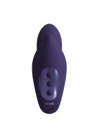 VIVE - Yuki - Rechargeable Dual Motor - G-Spot Vibrator with Massaging Beads - Purple