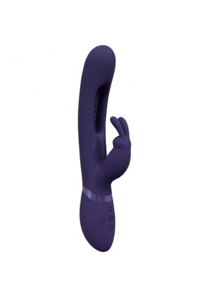 VIVE - Mika - Triple Rabbit with G-Spot Flapping - Purple