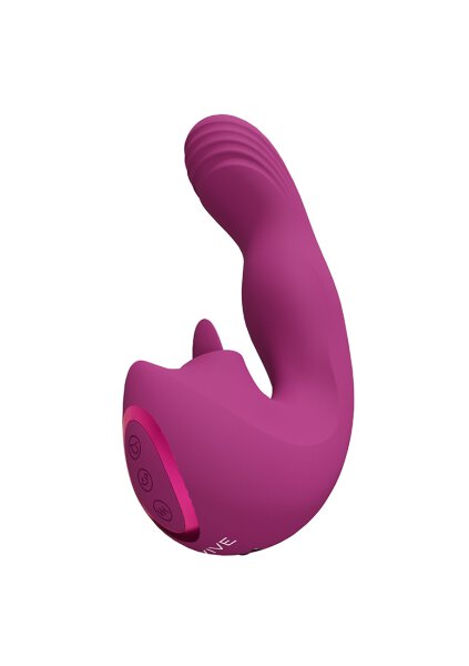 Yumi - Triple G-Spot Finger Motion Vibrator - Pink