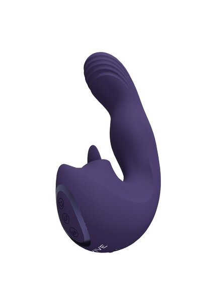Yumi - Triple G-Spot Finger Motion Vibrator - Purple