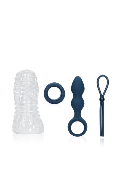 Loveline Toy Set for Him - Stormy Forecasts Dark Blue